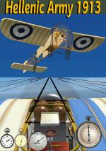 FSX Bleriot XI Hellenic Army Triple Livery Package